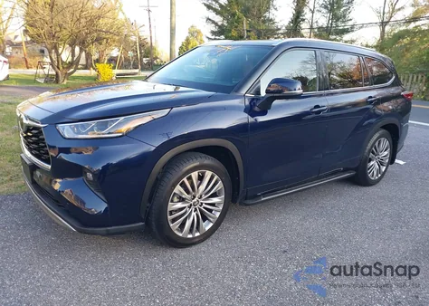 2020 Toyota Highlander Platinum из США, поврежденный, VIN 5TDFZRBH0LS054455